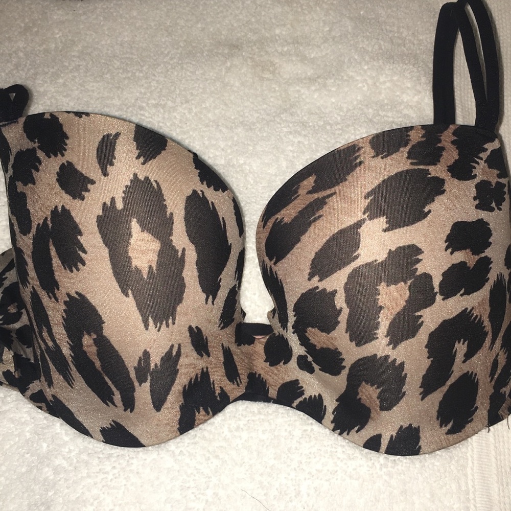 VS cheetah print bra